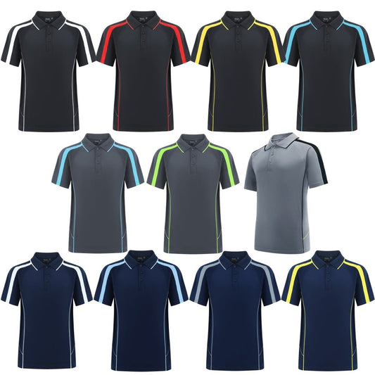 "flow polo shirt, multi-colour options overview – Big Bee Workwear"