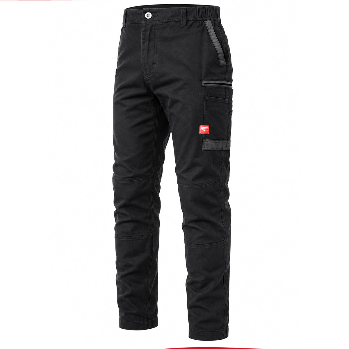 brumby work pants in black, side – Big Bee Workwear
