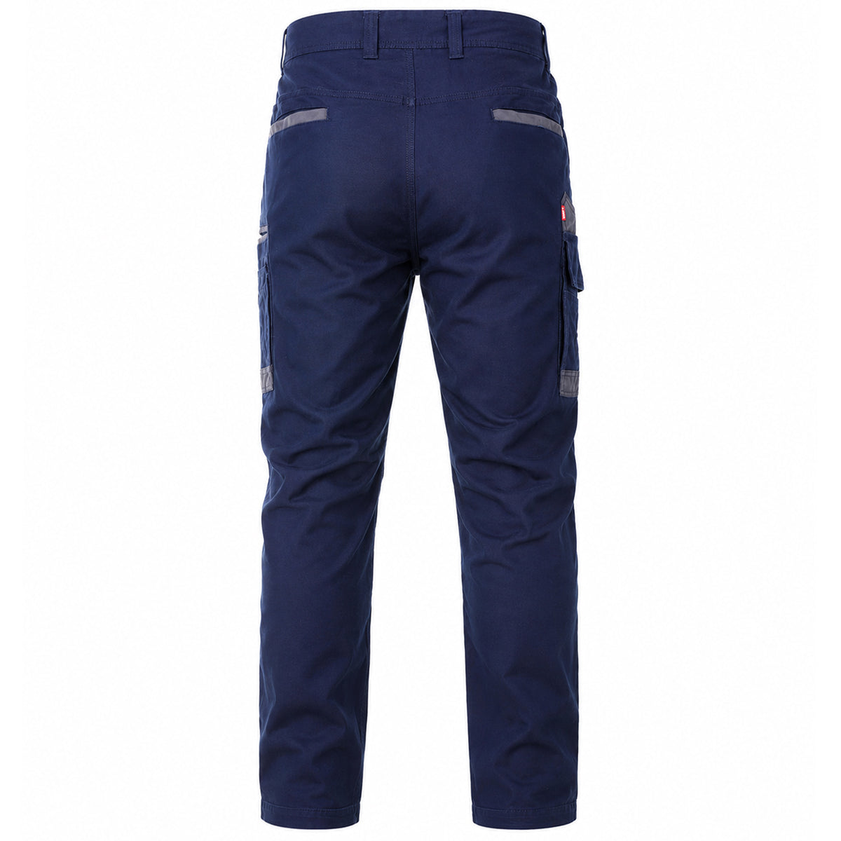 brumby work pants in navy blue, back – Big Bee Workwear