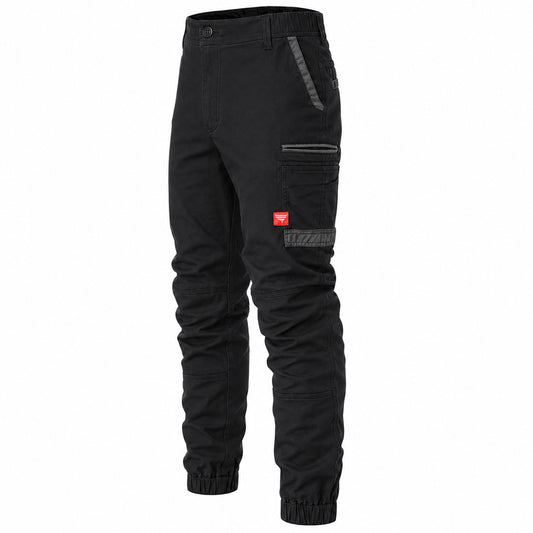 "brumby work pants in black, side – Big Bee Workwear"