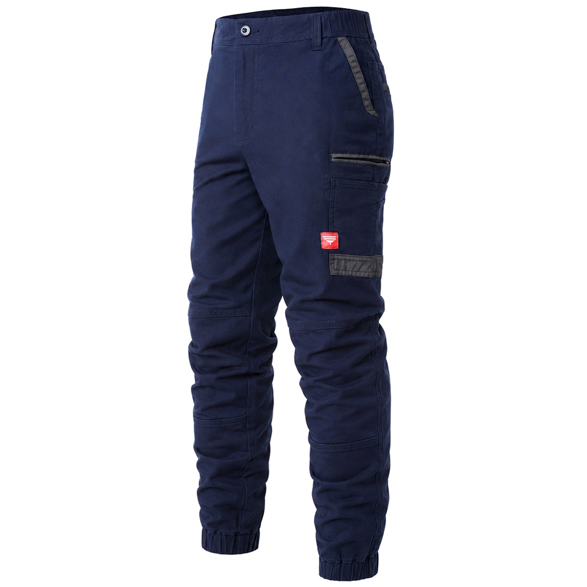 brumby work pants in navy blue, side – Big Bee Workwear