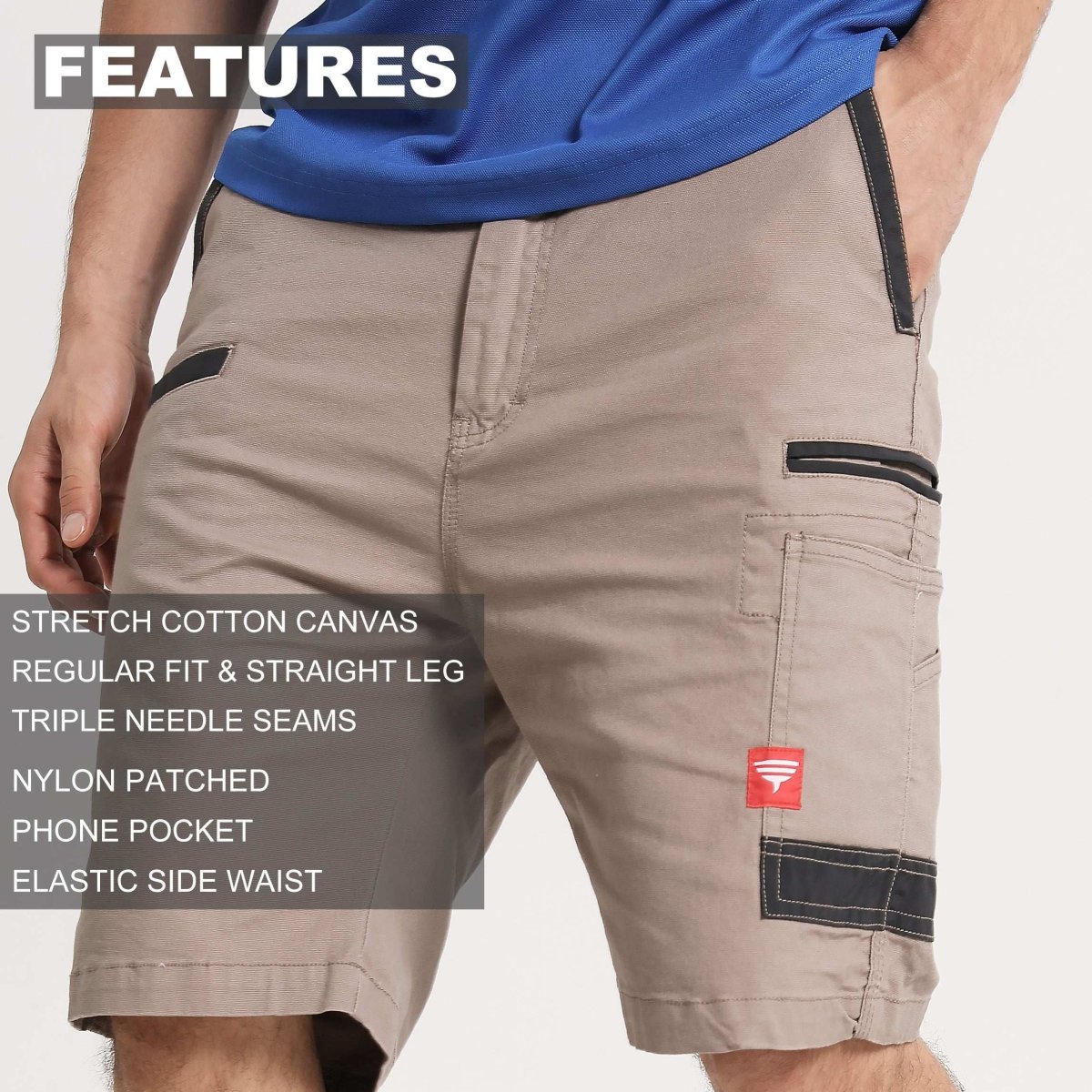 brumby work shorts key features – Big Bee Workwear