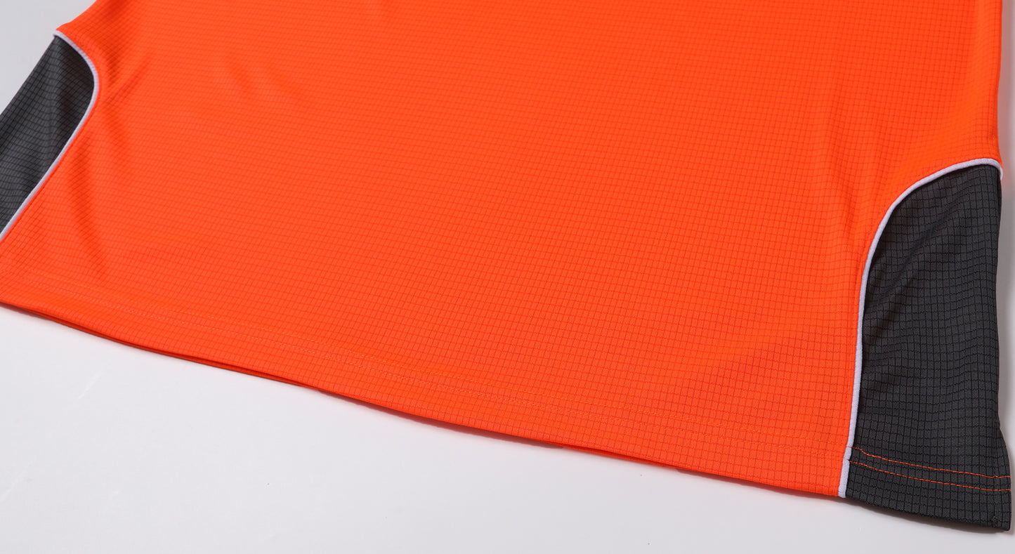 Big Bee PANEL Hi Vis Polo Shirts, Long Sleeve