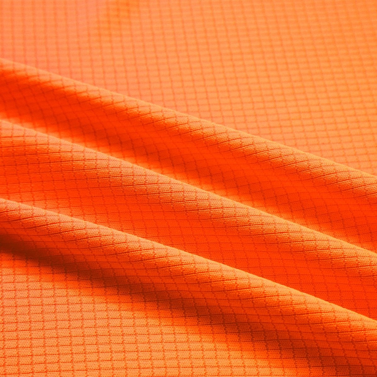 Hi-Vis Short Sleeve Panel polo shirt fabric texture close-up – Big Bee Workwear