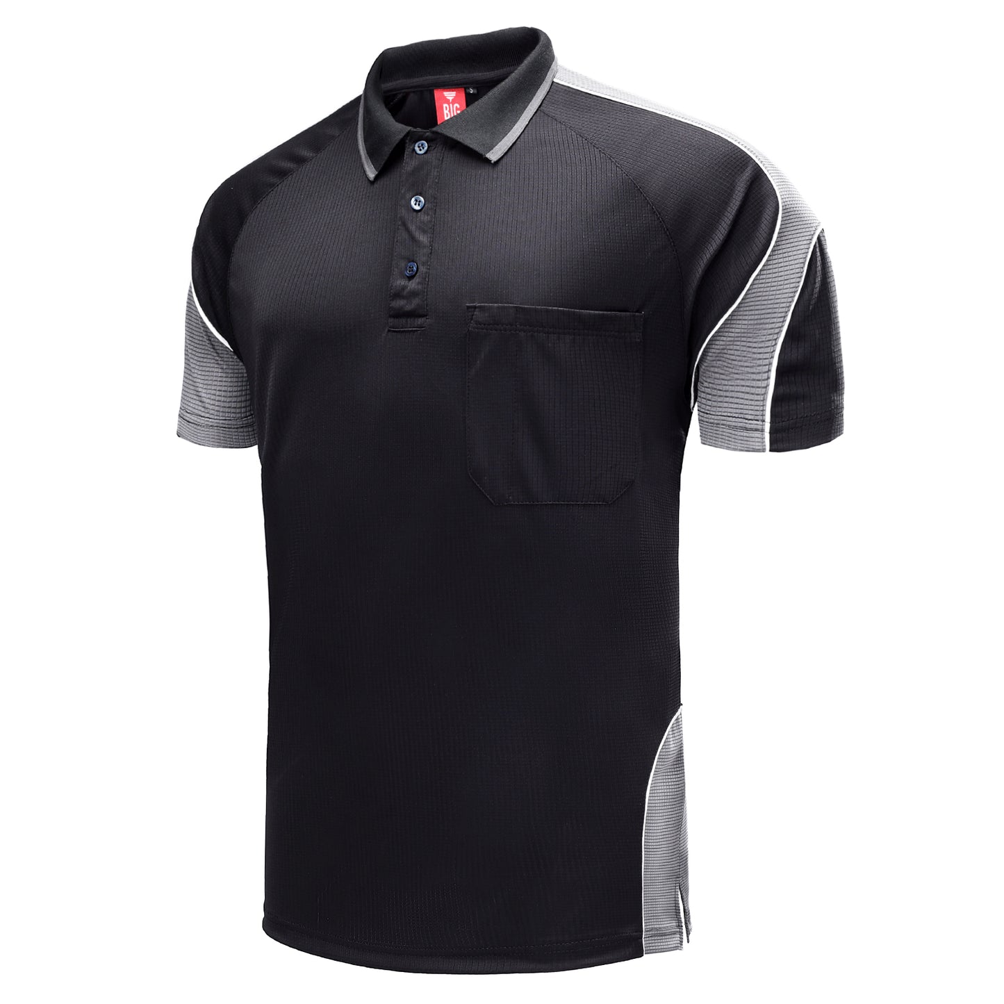 Big Bee PANEL Mens Polo Shirts, Short Sleeve