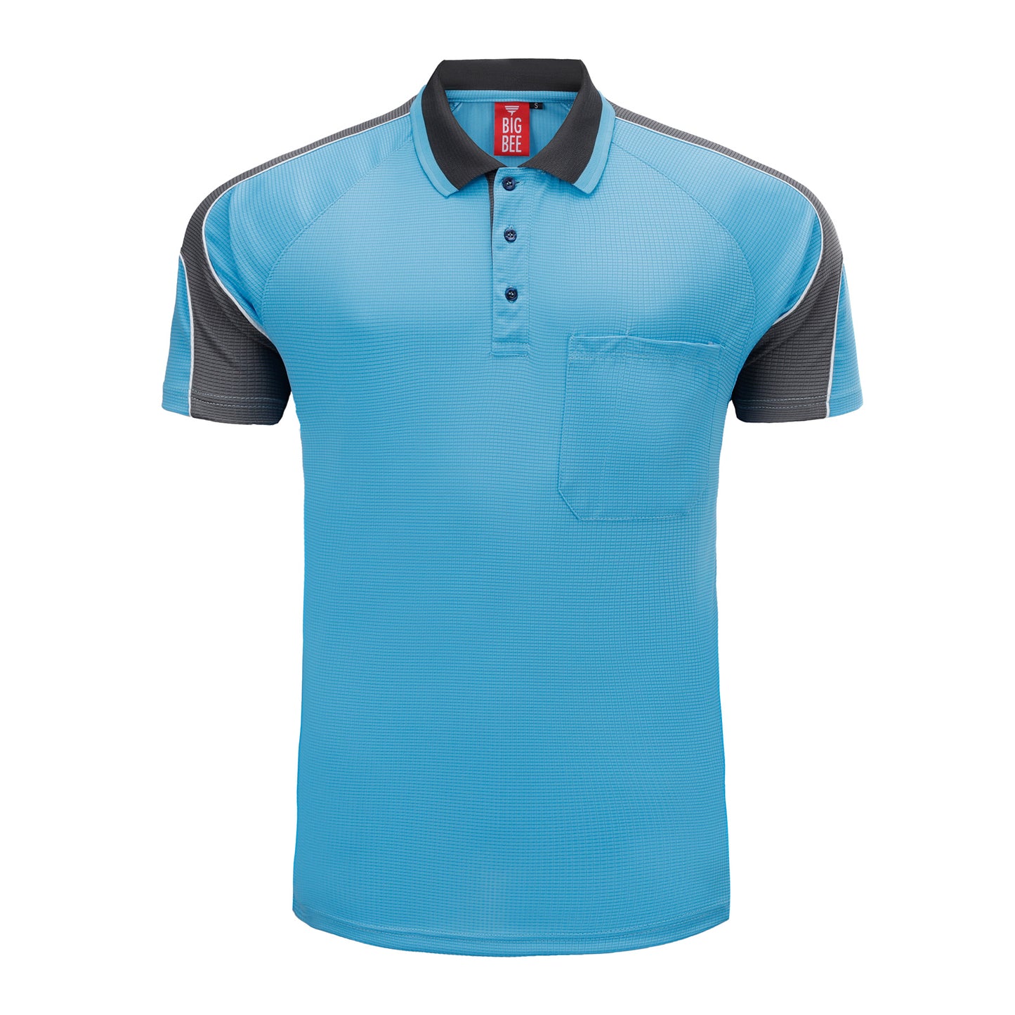 Big Bee PANEL Mens Polo Shirts, Short Sleeve