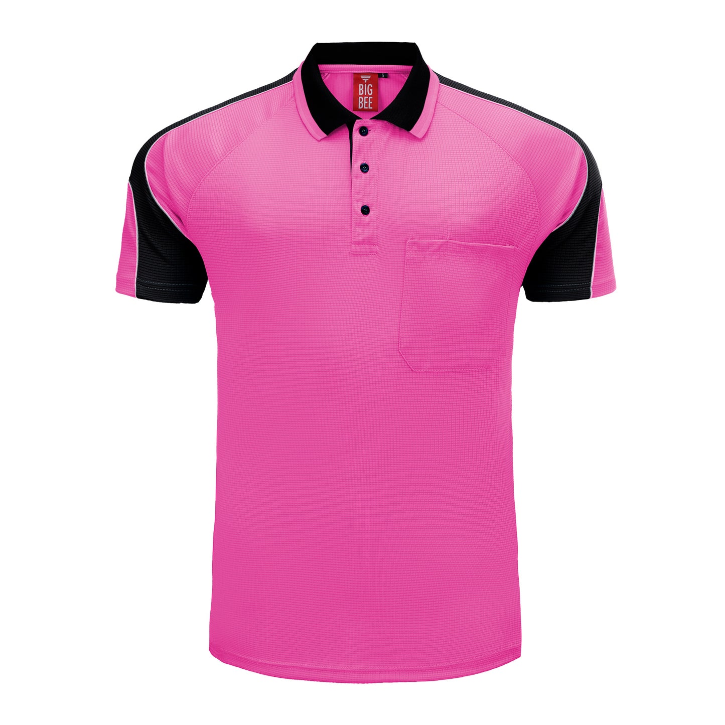 Big Bee PANEL Mens Polo Shirts, Short Sleeve