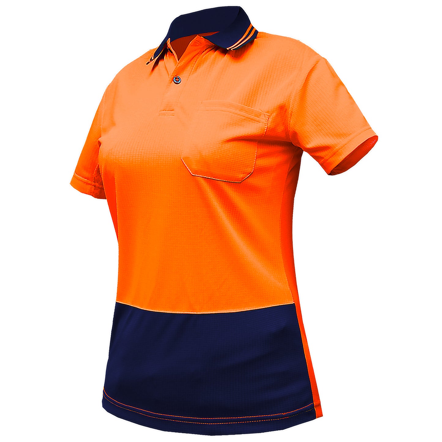 Big Bee Ladies Hi Vis Polo Shirts, Short Sleeve - Big Bee