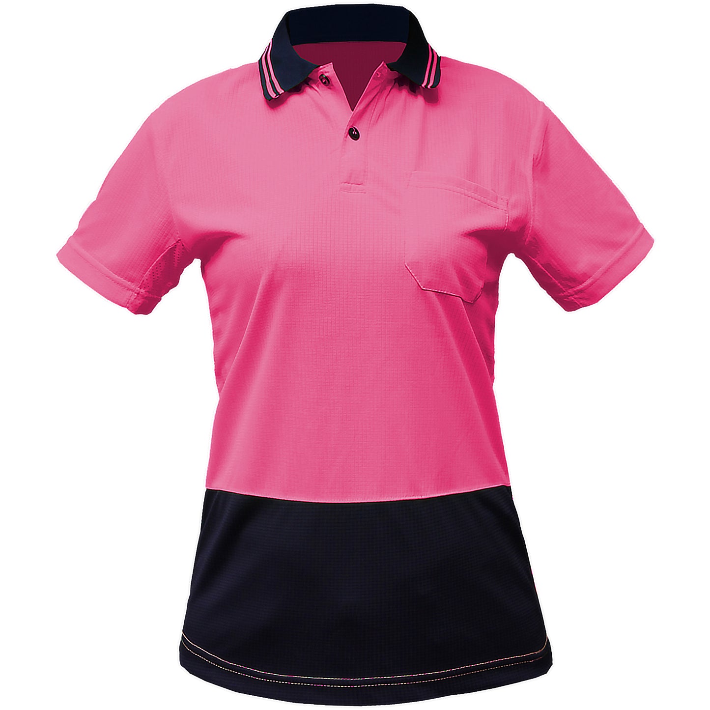 Big Bee Ladies Hi Vis Polo Shirts, Short Sleeve - Big Bee