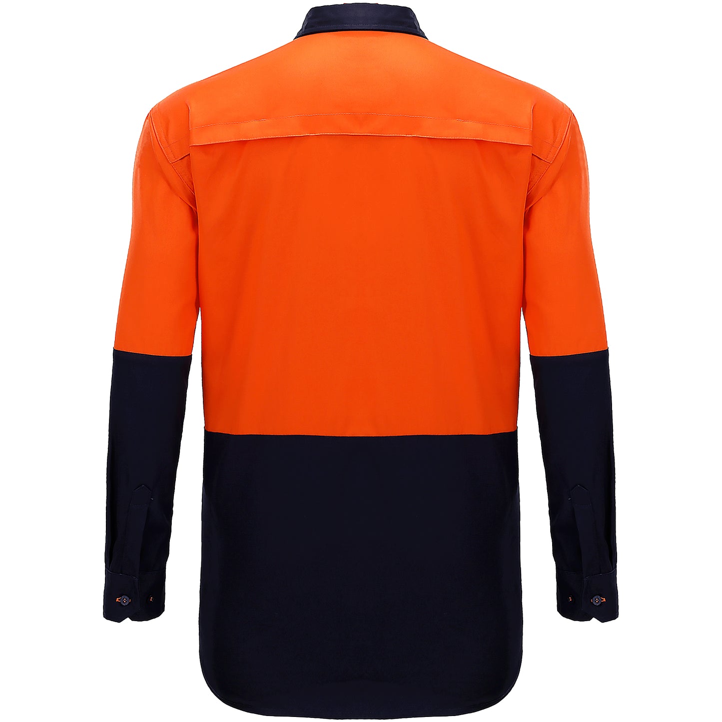 Big Bee Men's Hi Vis Shirts, Long Sleeve Safety Work Top - Big Bee