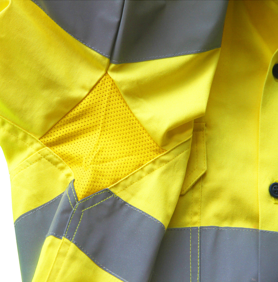 Big Bee Men's Hi Vis Shirts Reflective Tape, Long Sleeve - Big Bee