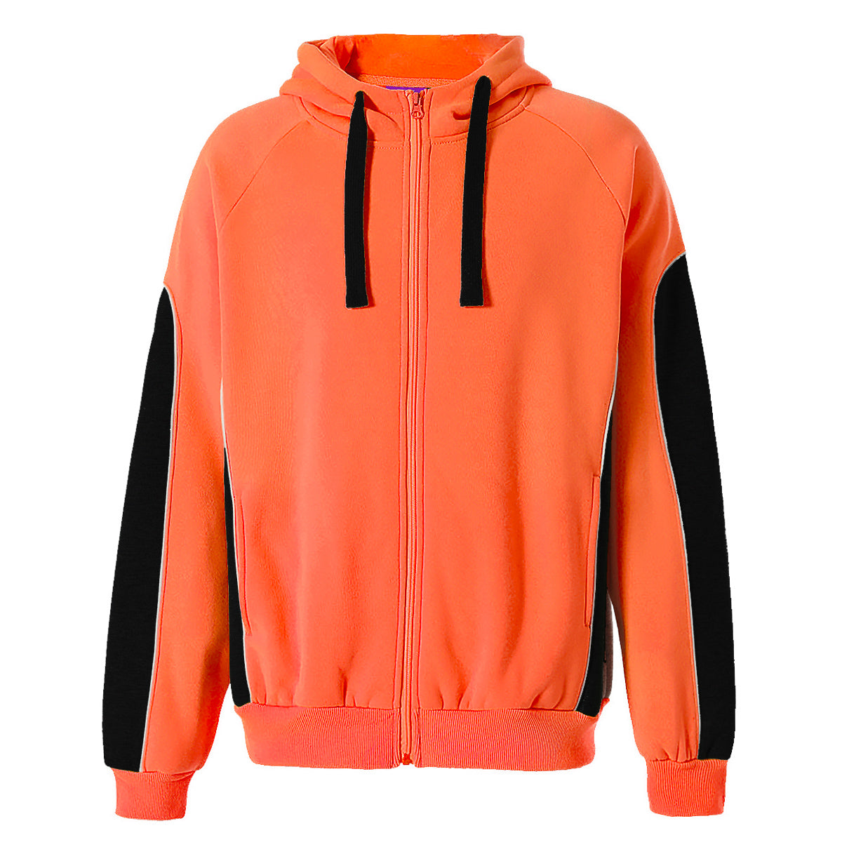 Big Bee Hi Vis Hoodie, Zip Up Work Jumper - Big Bee