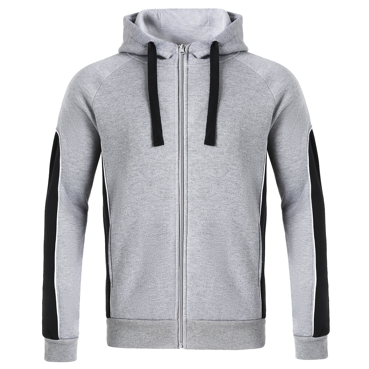 Big Bee PANEL Hoodie Jumper, Full Zip - Big Bee