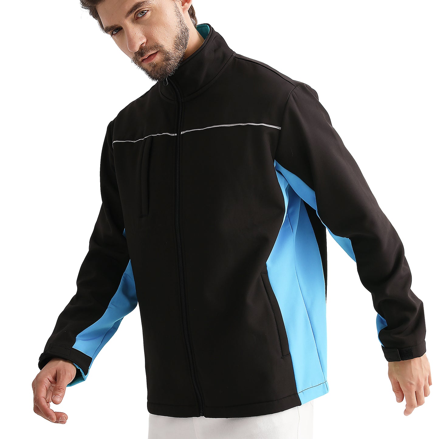 Big Bee PANEL Softshell Jacket – Contrast Team Wear, Dual Layer, Multiple Colours