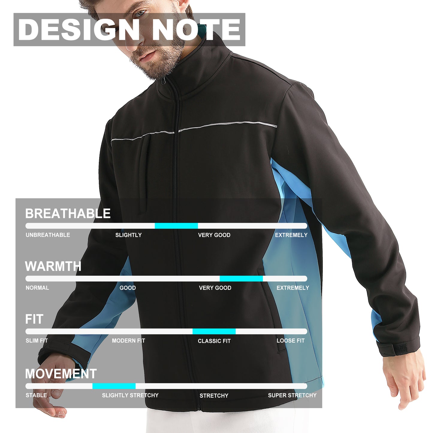 Big Bee PANEL Softshell Jacket – Contrast Team Wear, Dual Layer, Multiple Colours