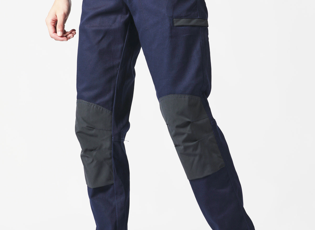 Big Bee STREET Work Pants – Stretch Cotton Cargo with Knee Pocket, Multiple Colours