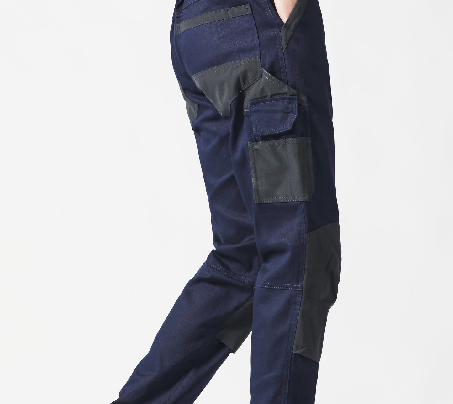 Big Bee STREET Work Pants – Stretch Cotton Cargo with Knee Pocket, Multiple Colours