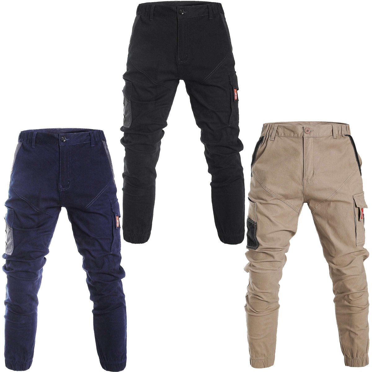 elite work pants, multi-colour options overview – Big Bee Workwear