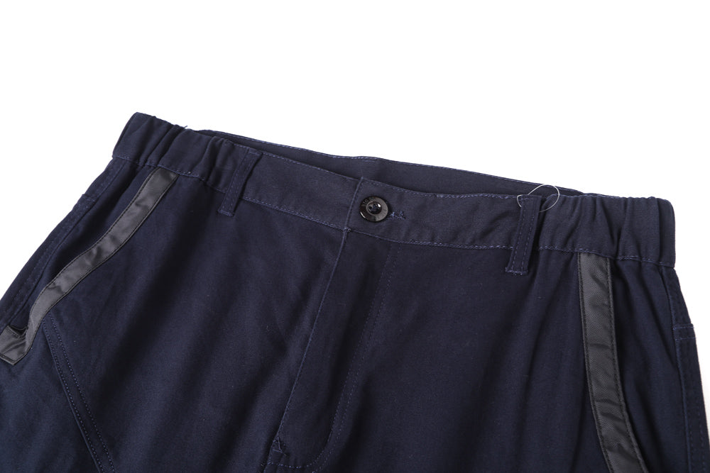 Big Bee Men’s ELITE Work Pants – Cuffed Cargo Trousers with Reinforced Charcoal Trim