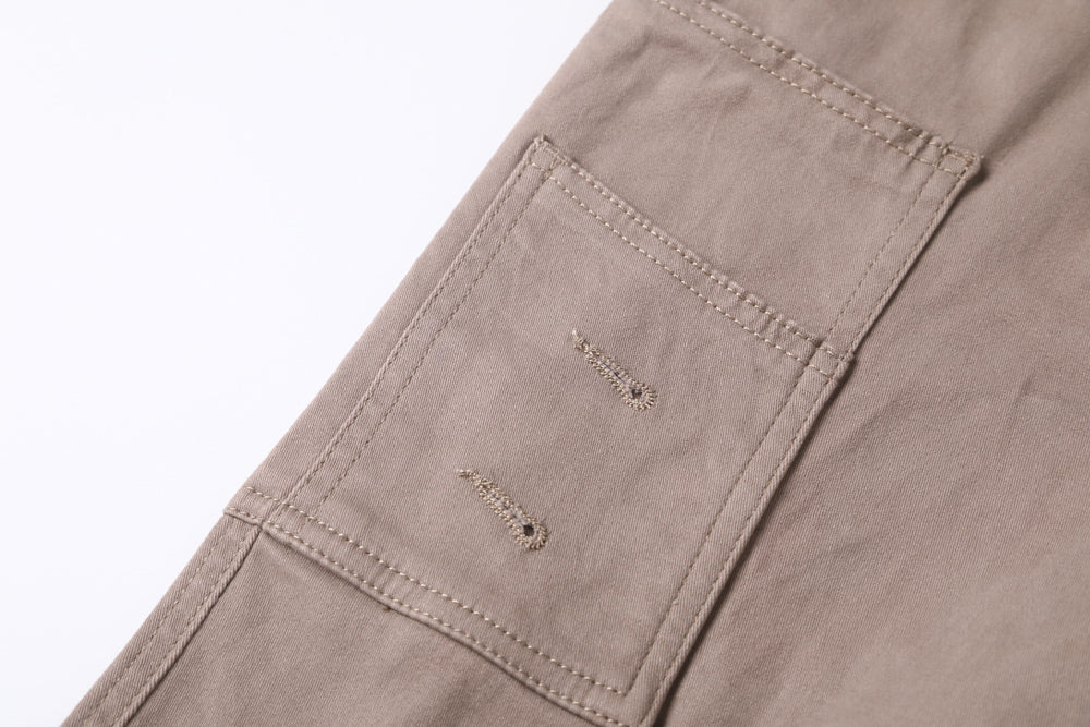 Big Bee Men’s ELITE Work Pants – Cuffed Cargo Trousers, Stretch Cotton Drill