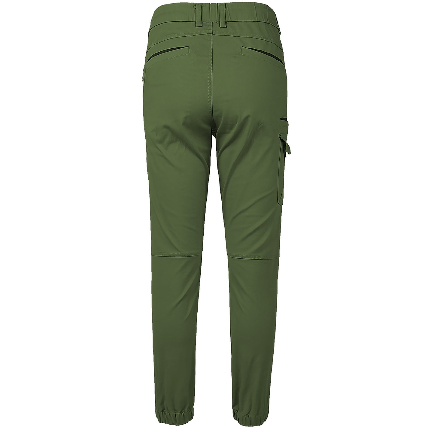 warp work pants in green, back – Big Bee Workwear