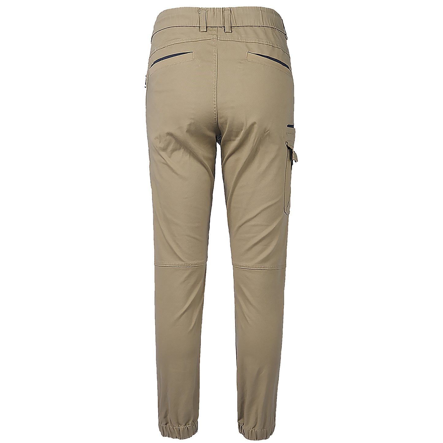 warp work pants in khaki, back – Big Bee Workwear