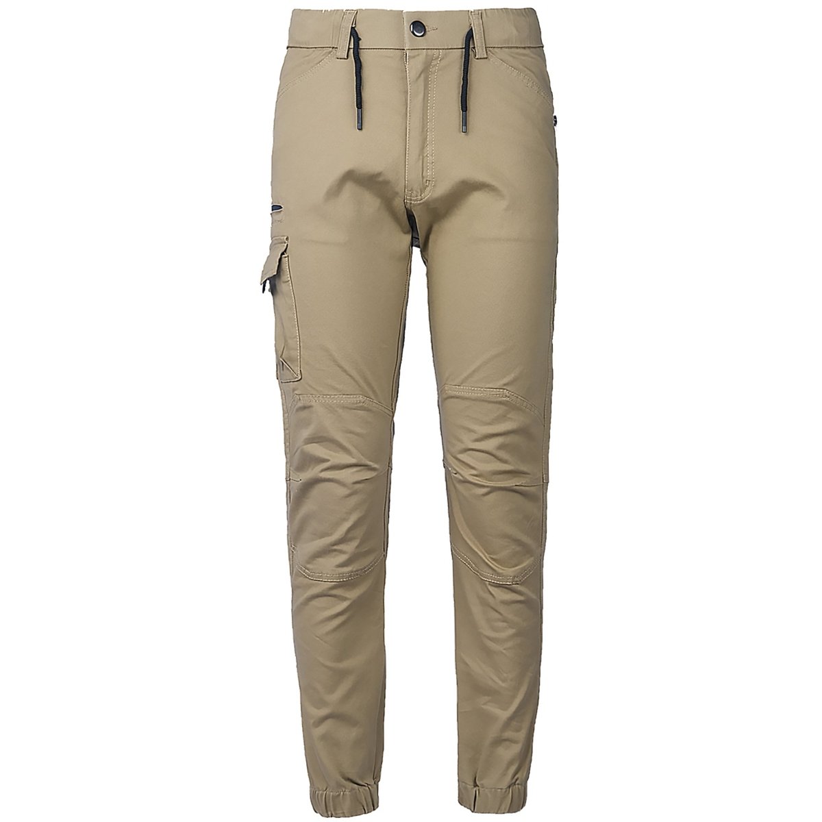 warp work pants in khaki, front – Big Bee Workwear