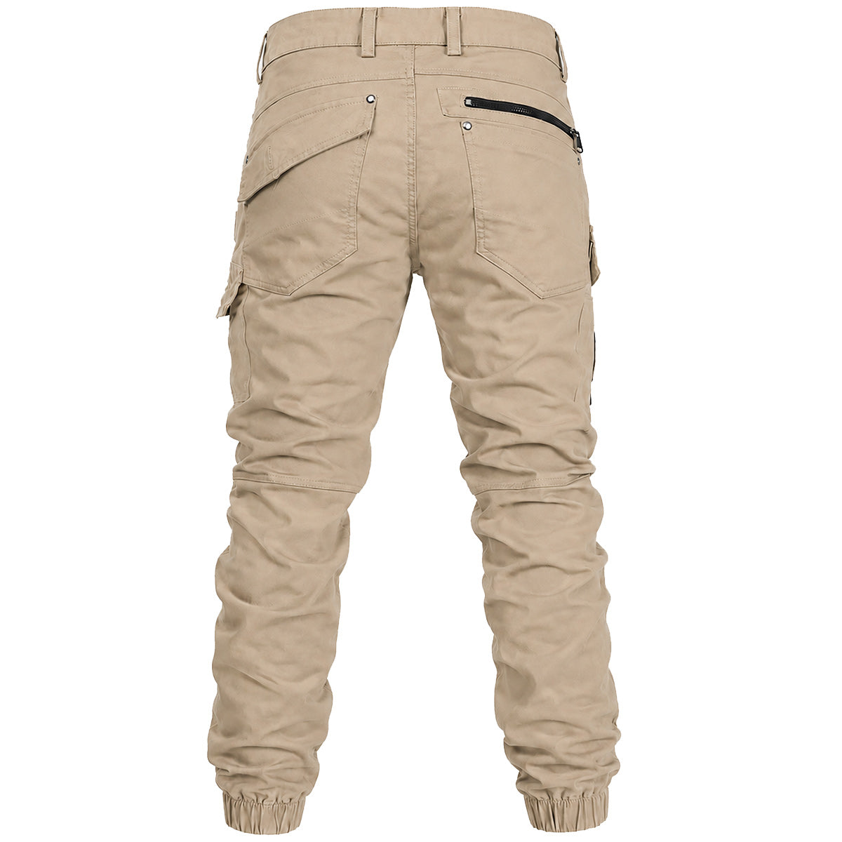 Big Bee Mens Utility Cargo Pants – Ankle Cuffed Stretch Cotton Drill
