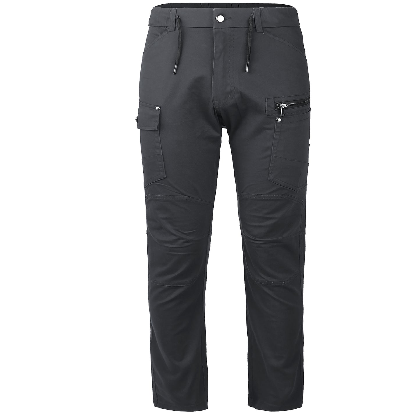 utility work pants in black, front – Big Bee Workwear