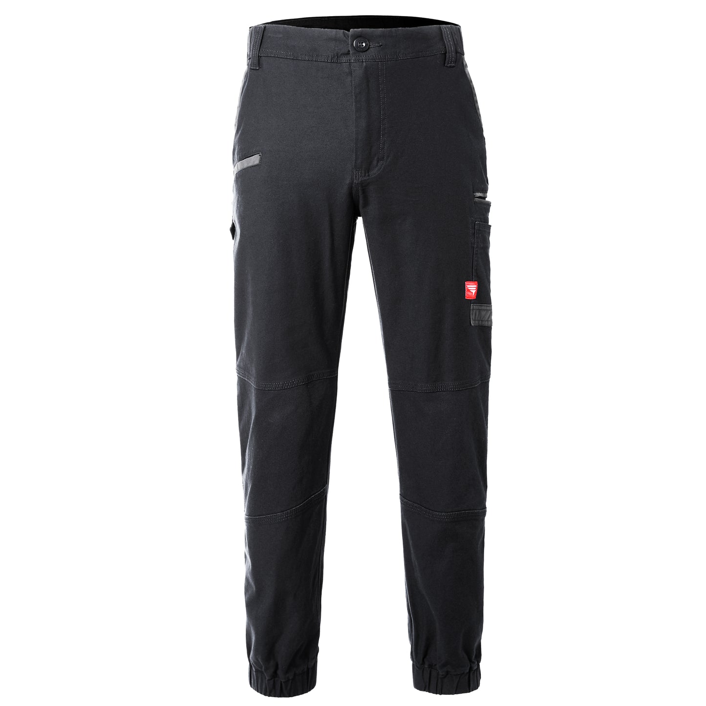 brumby work pants in black, front – Big Bee Workwear