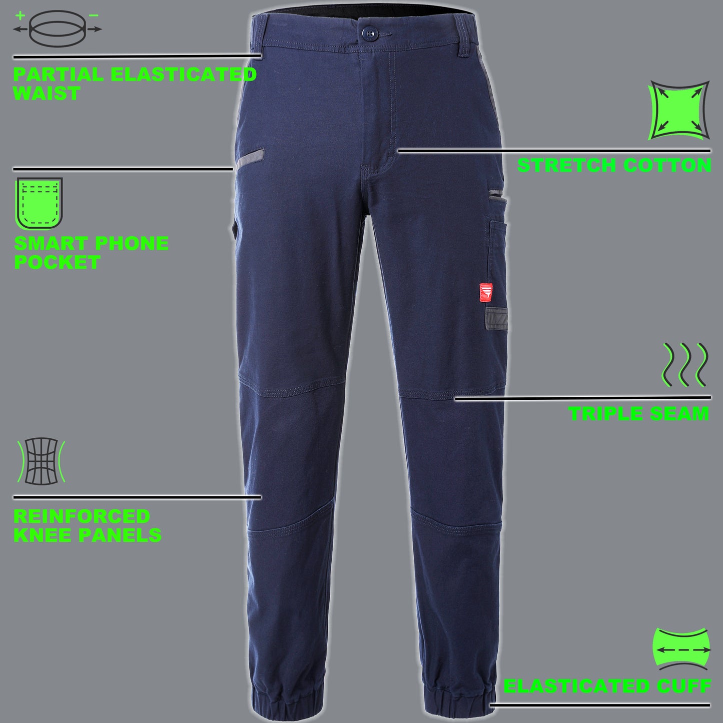 brumby work pants key features – Big Bee Workwear