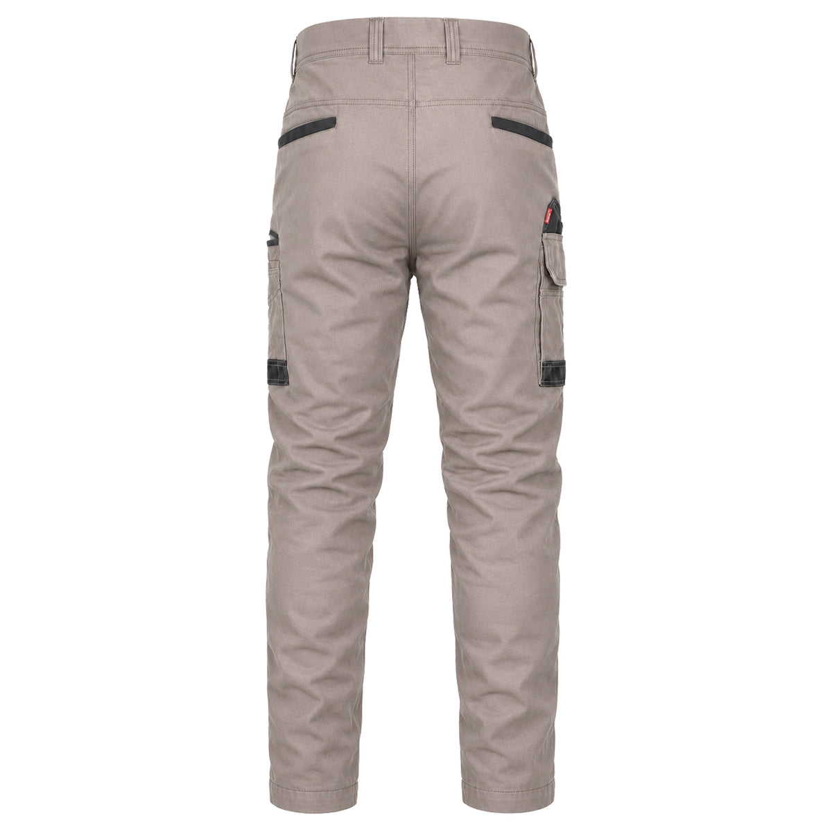 brumby work pants in khaki, back – Big Bee Workwear