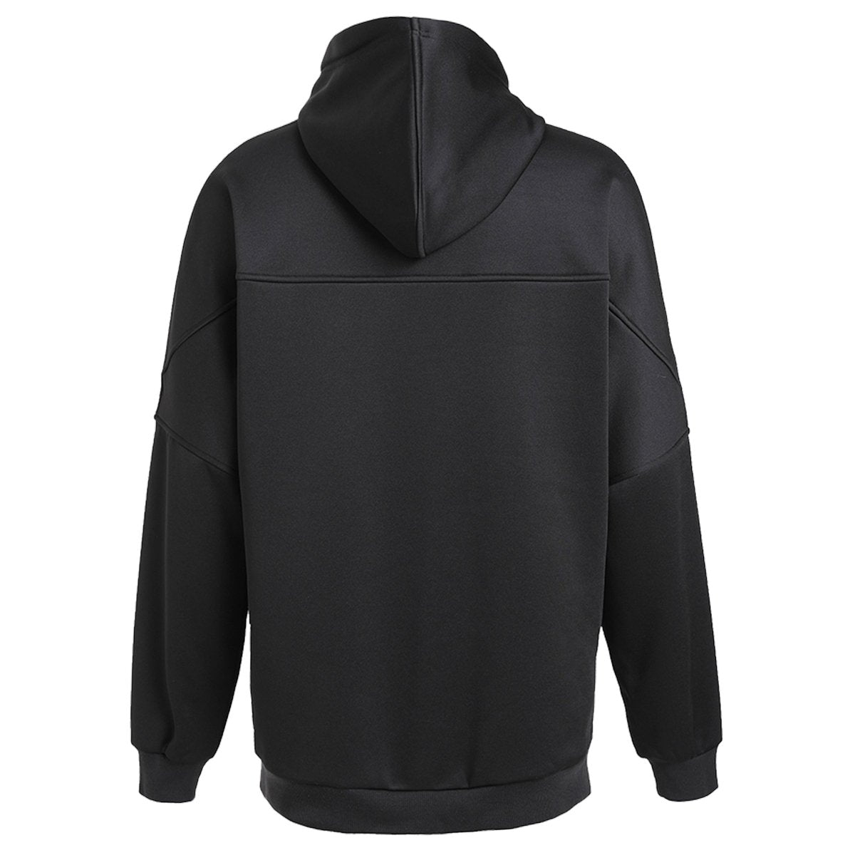 ladies fly hoodie in black, back – Big Bee Workwear