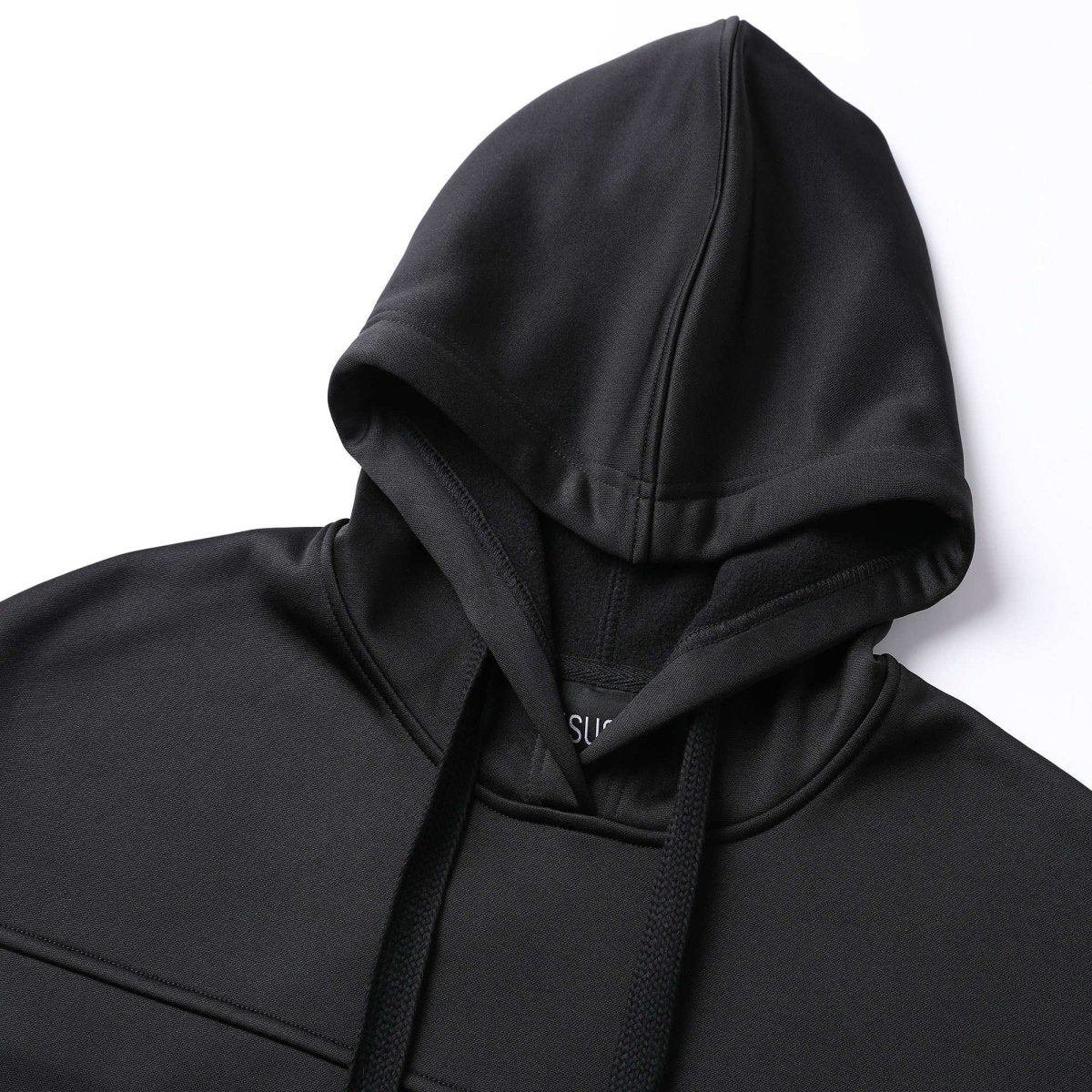 ladies fly hoodie collar detail close-up – Big Bee Workwear