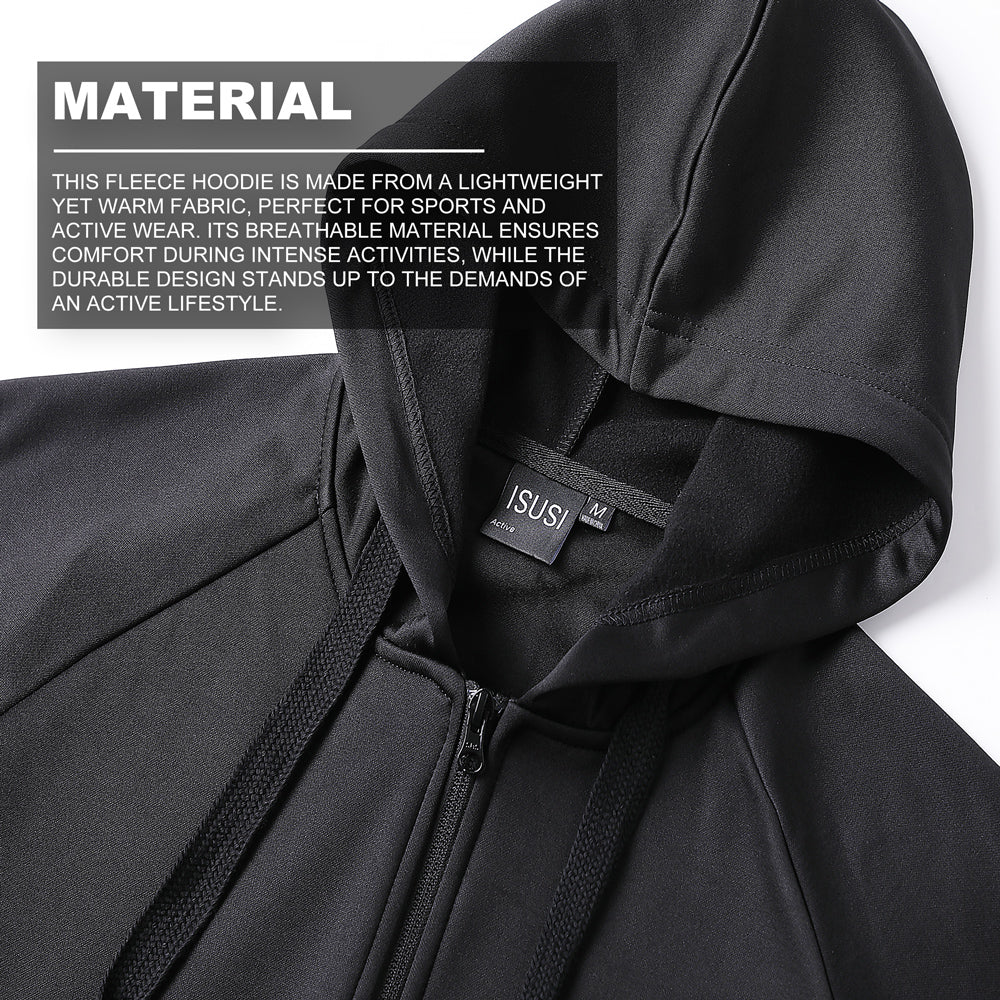 ladies wonder zip hoodie fabric close-up with info – Big Bee Workwear
