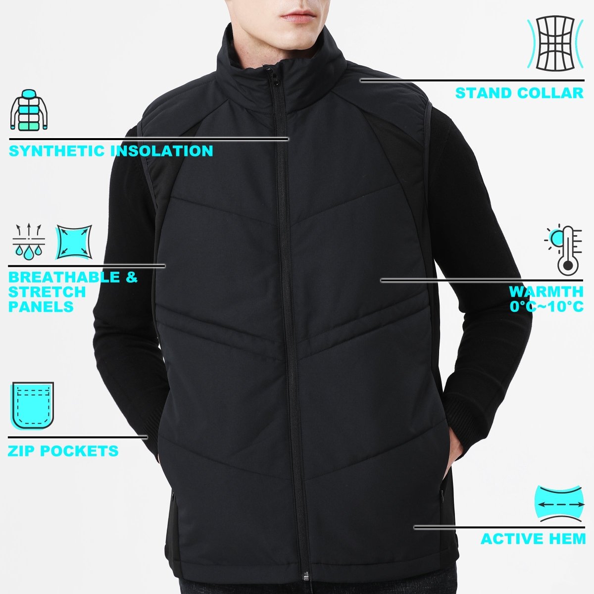 elite puffer vest key features – ISUSI