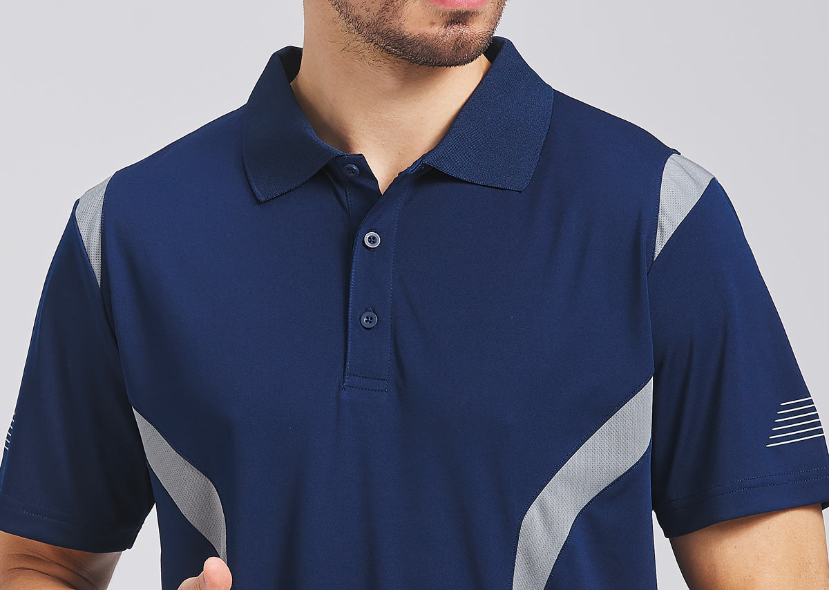ISUSI Summit Men’s Polo Shirt – Short Sleeve, Moisture-Wicking, Multiple Colours