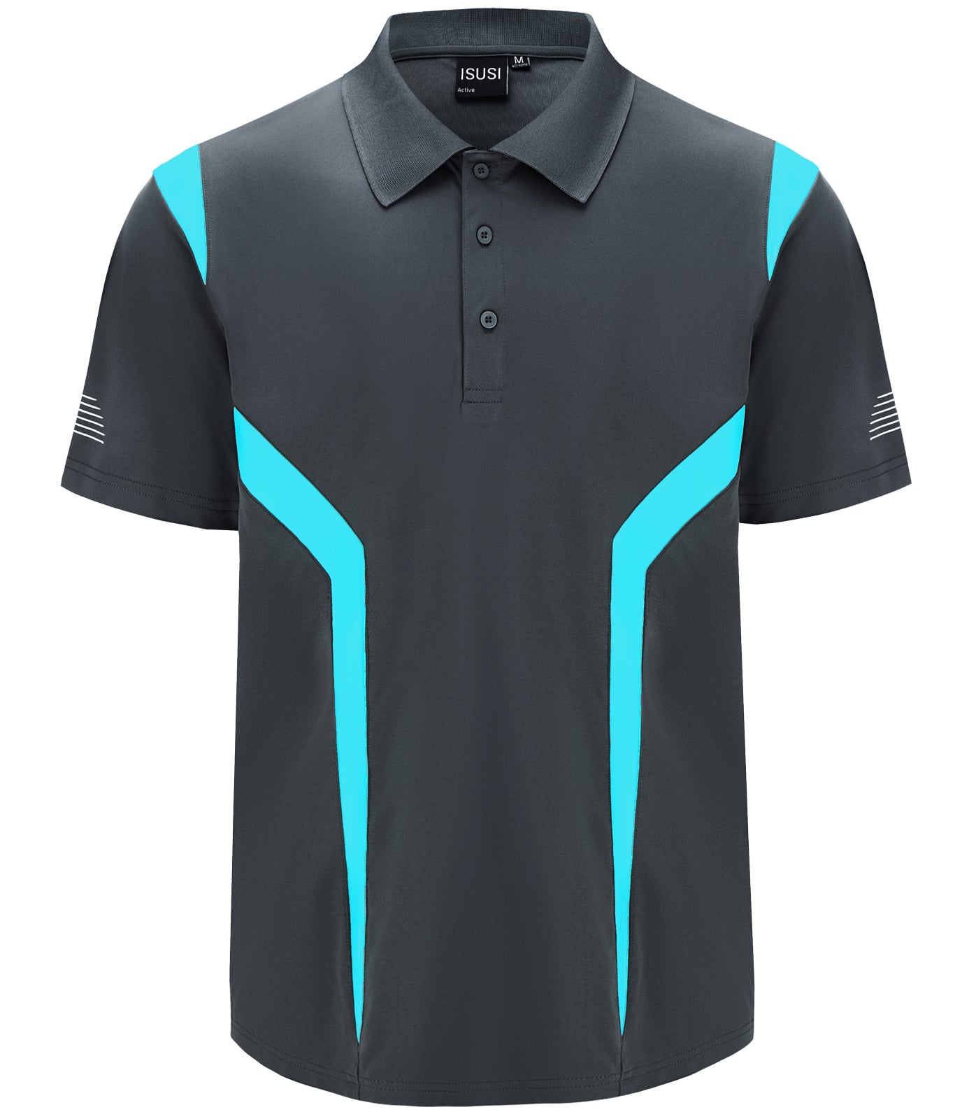 ISUSI Summit Men’s Polo Shirt – Short Sleeve, Moisture-Wicking, Multiple Colours