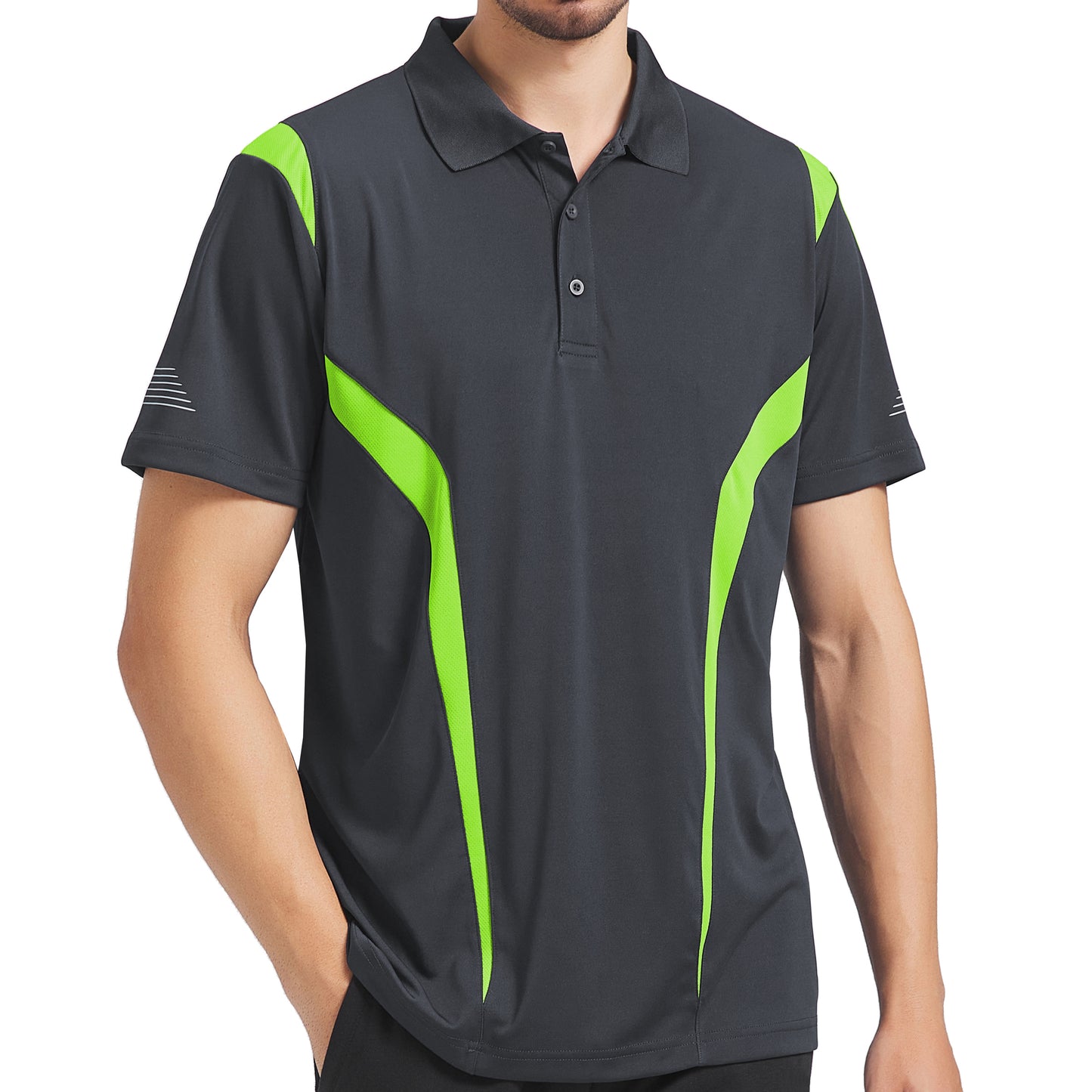 ISUSI Summit Men’s Polo Shirt – Short Sleeve, Moisture-Wicking, Multiple Colours