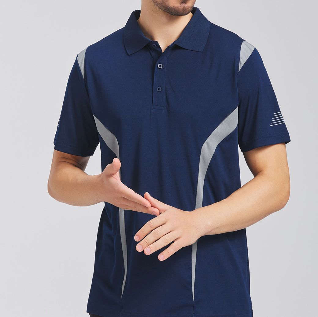 ISUSI Summit Men’s Polo Shirt – Short Sleeve, Moisture-Wicking, Multiple Colours