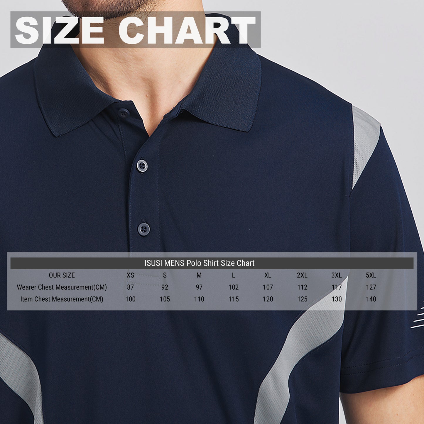 ISUSI Summit Men’s Polo Shirt – Short Sleeve, Moisture-Wicking, Multiple Colours