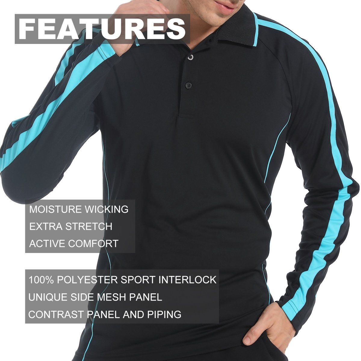 flow polo shirt key features – Big Bee Workwear