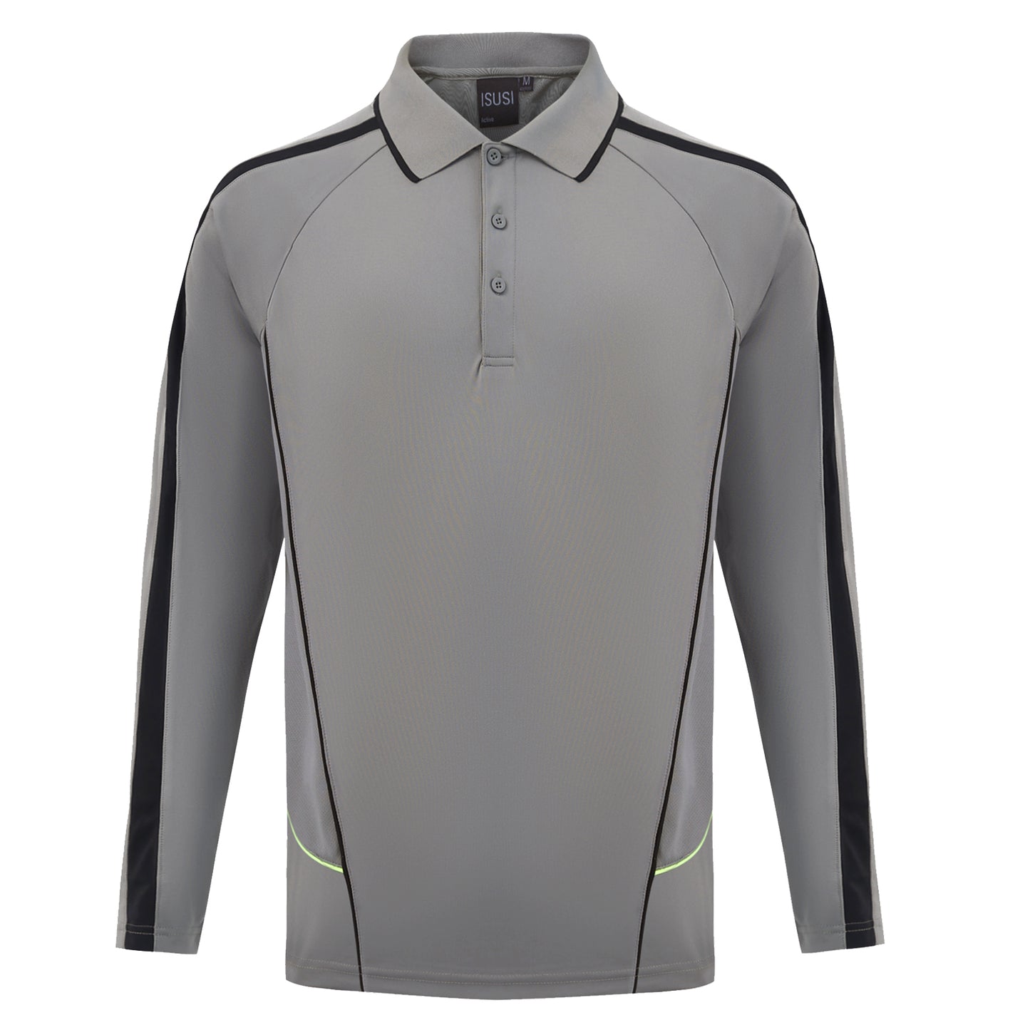 ISUSI Flow Mens Polo Shirts, Long Sleeve