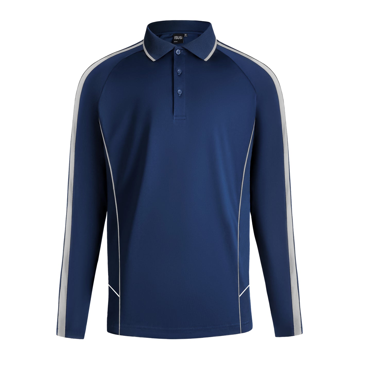 ISUSI Flow Mens Polo Shirts, Long Sleeve