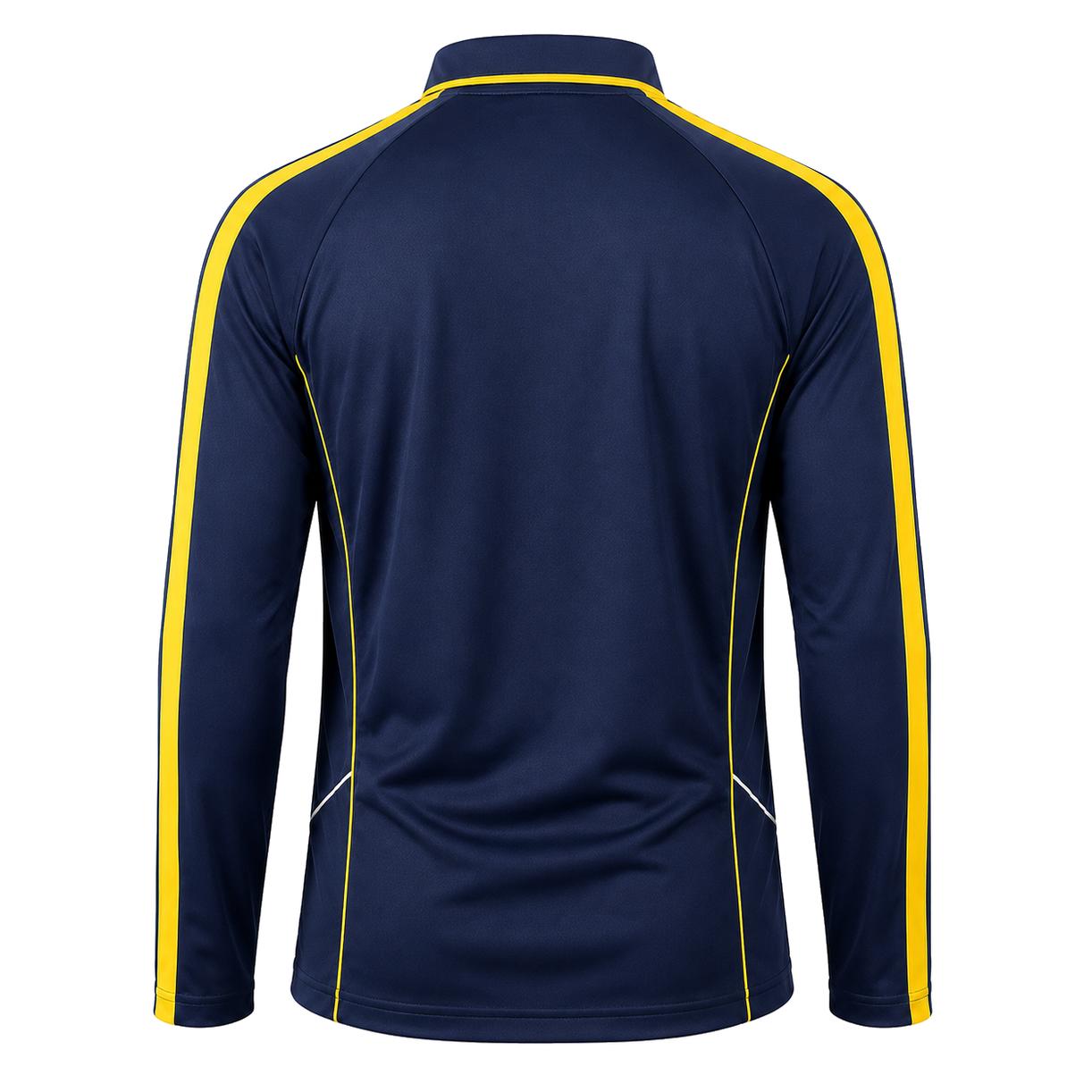 ISUSI Flow Mens Long Sleeve Polo Shirt – Lightweight, Moisture-Wicking