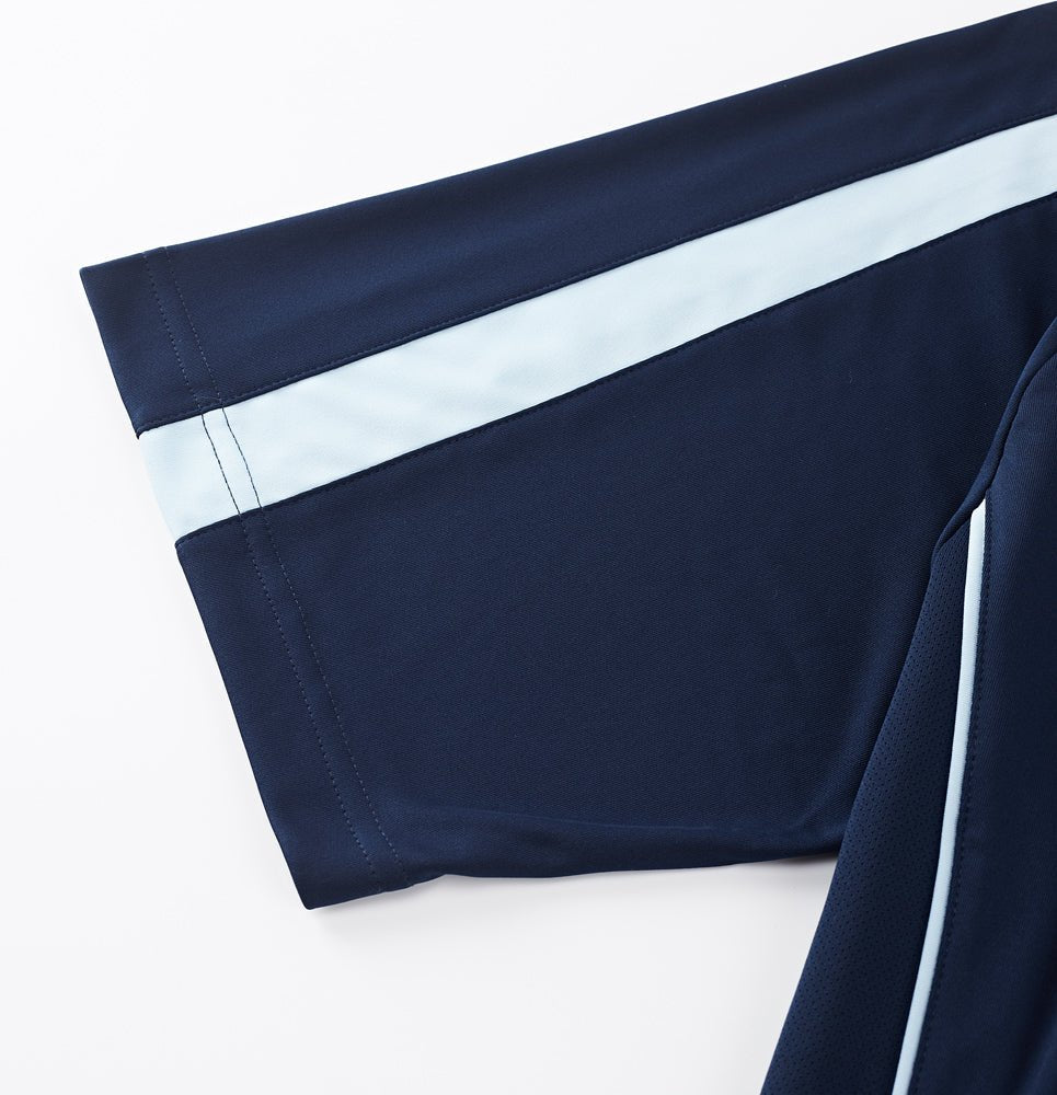 flow polo shirt sleeve detail close-up – Big Bee Workwear