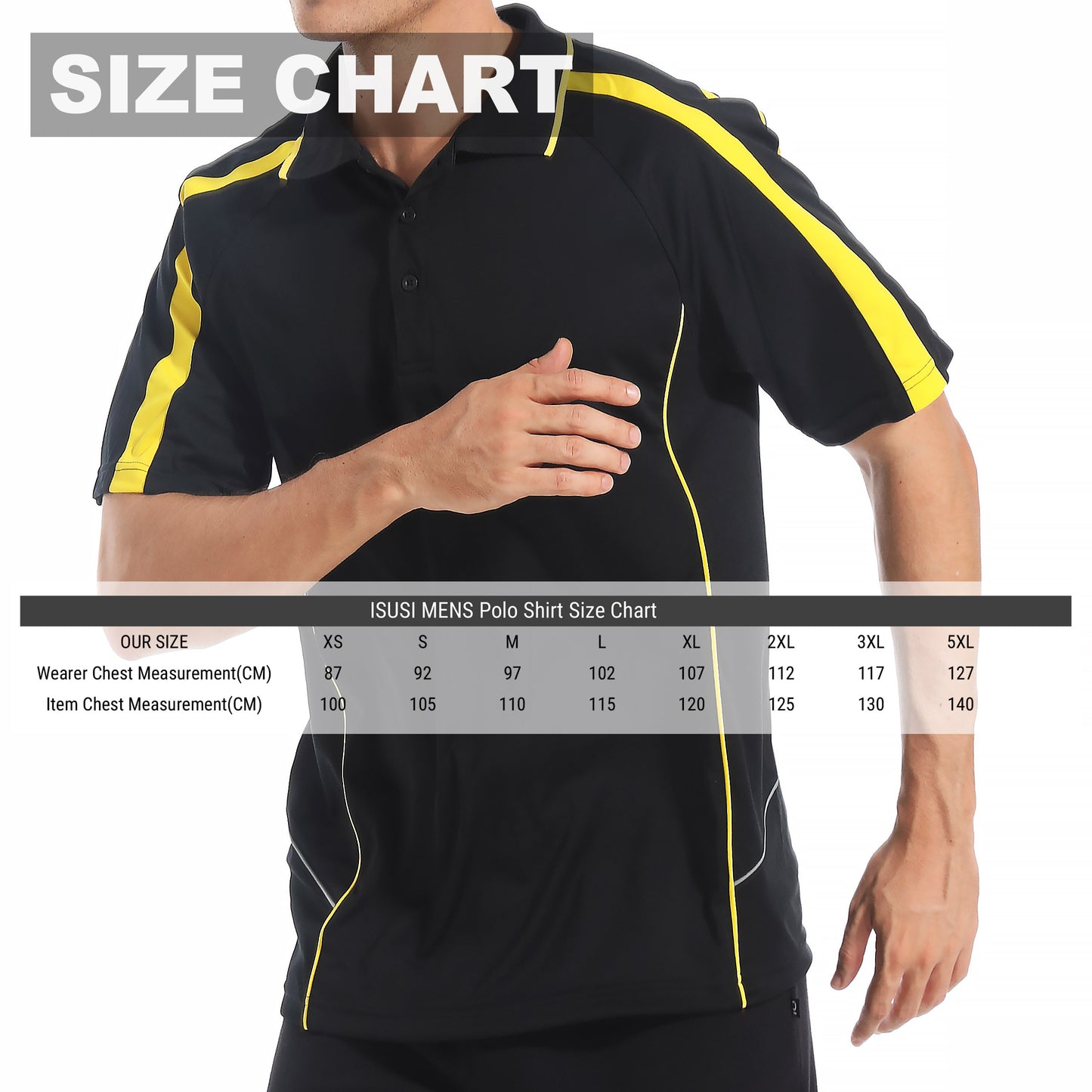 ISUSI Flow Men’s Polo Shirt – Short Sleeve, Lightweight, Multiple Colours