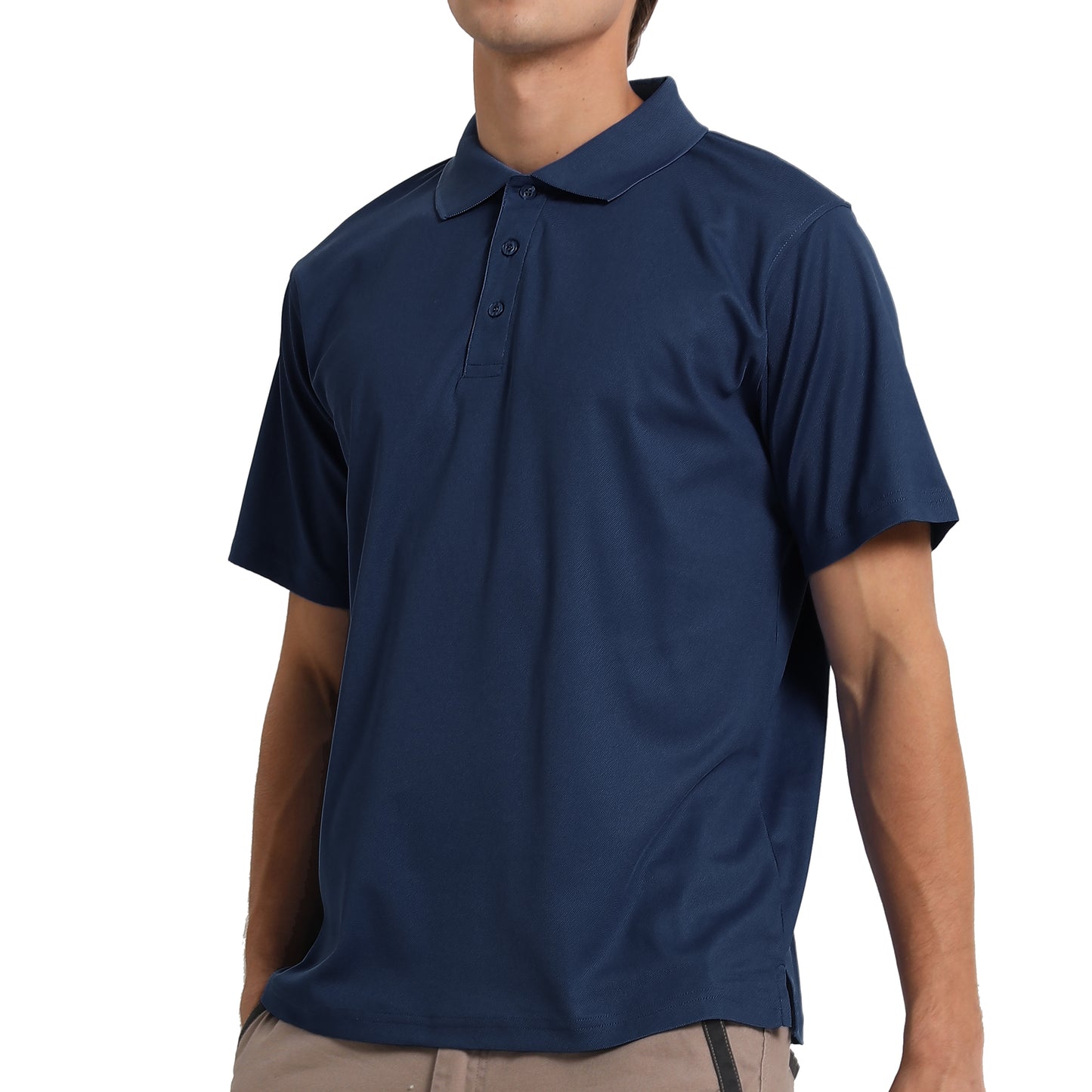 ISUSI Everyday Mens Polo Shirt – Cotton Blend, UPF 30+, Multiple Colours