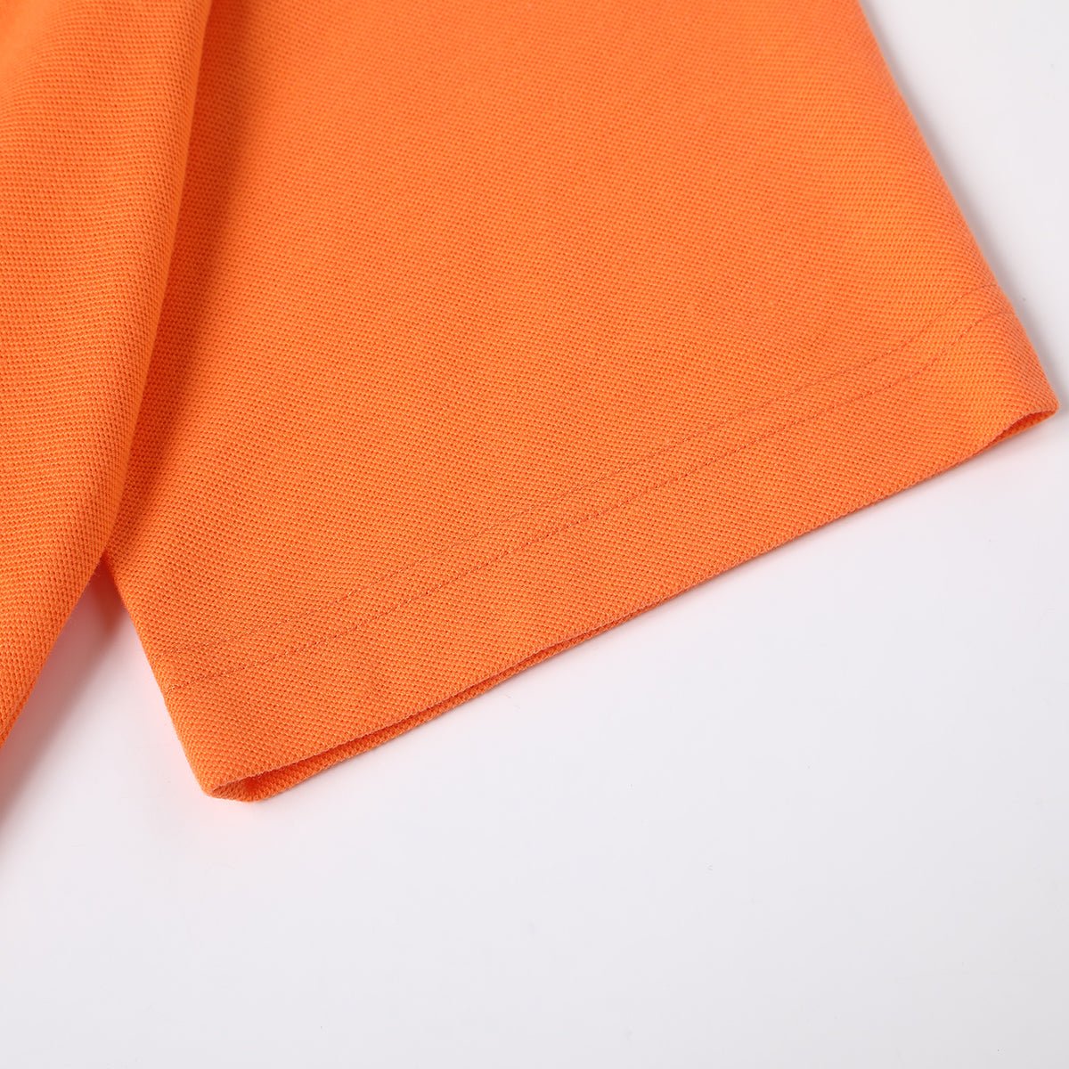 cotton blend polo shirt sleeve detail close-up – Big Bee Workwear