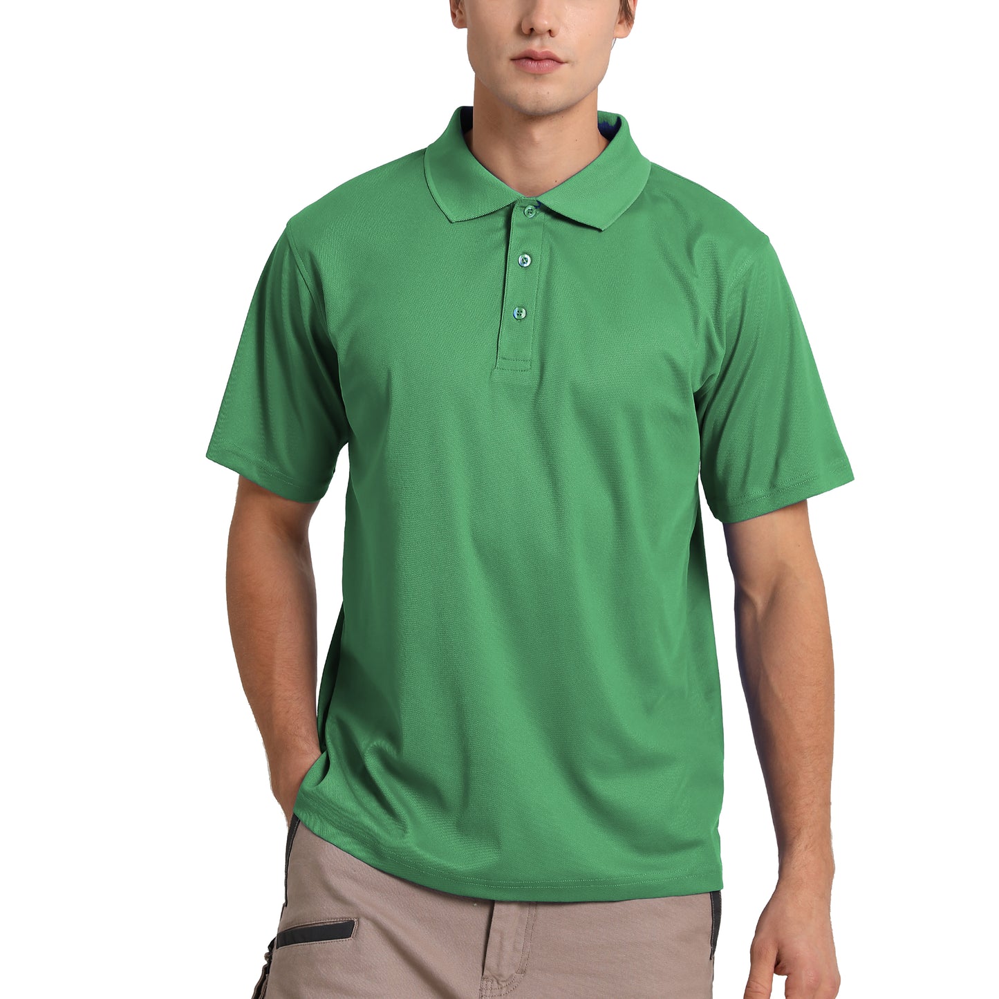 ISUSI Everyday Mens Polo Shirt – Cotton Blend, UPF 30+, Multiple Colours